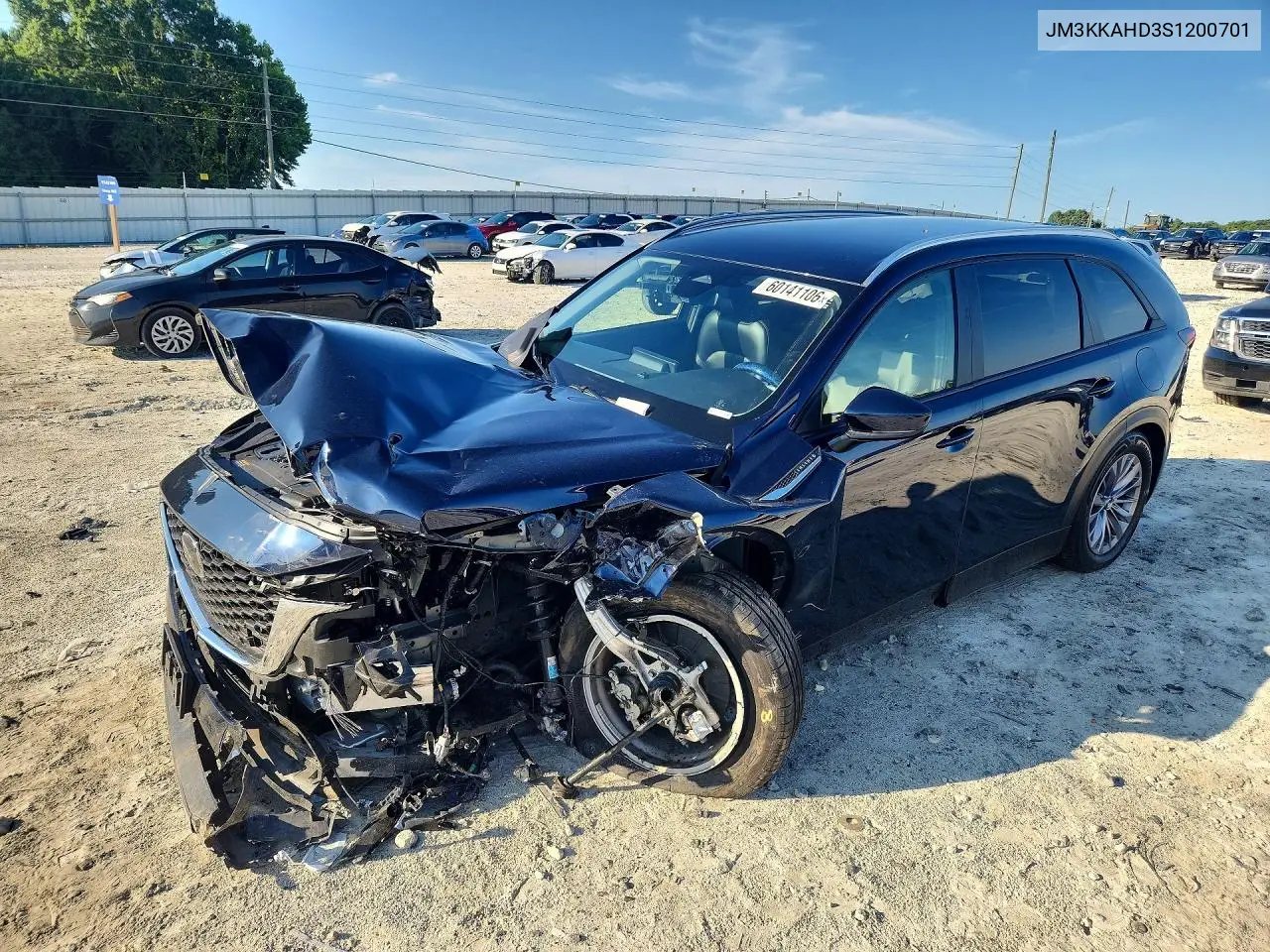 2025 Mazda Cx-90 Select VIN: JM3KKAHD3S1200701 Lot: 60141106