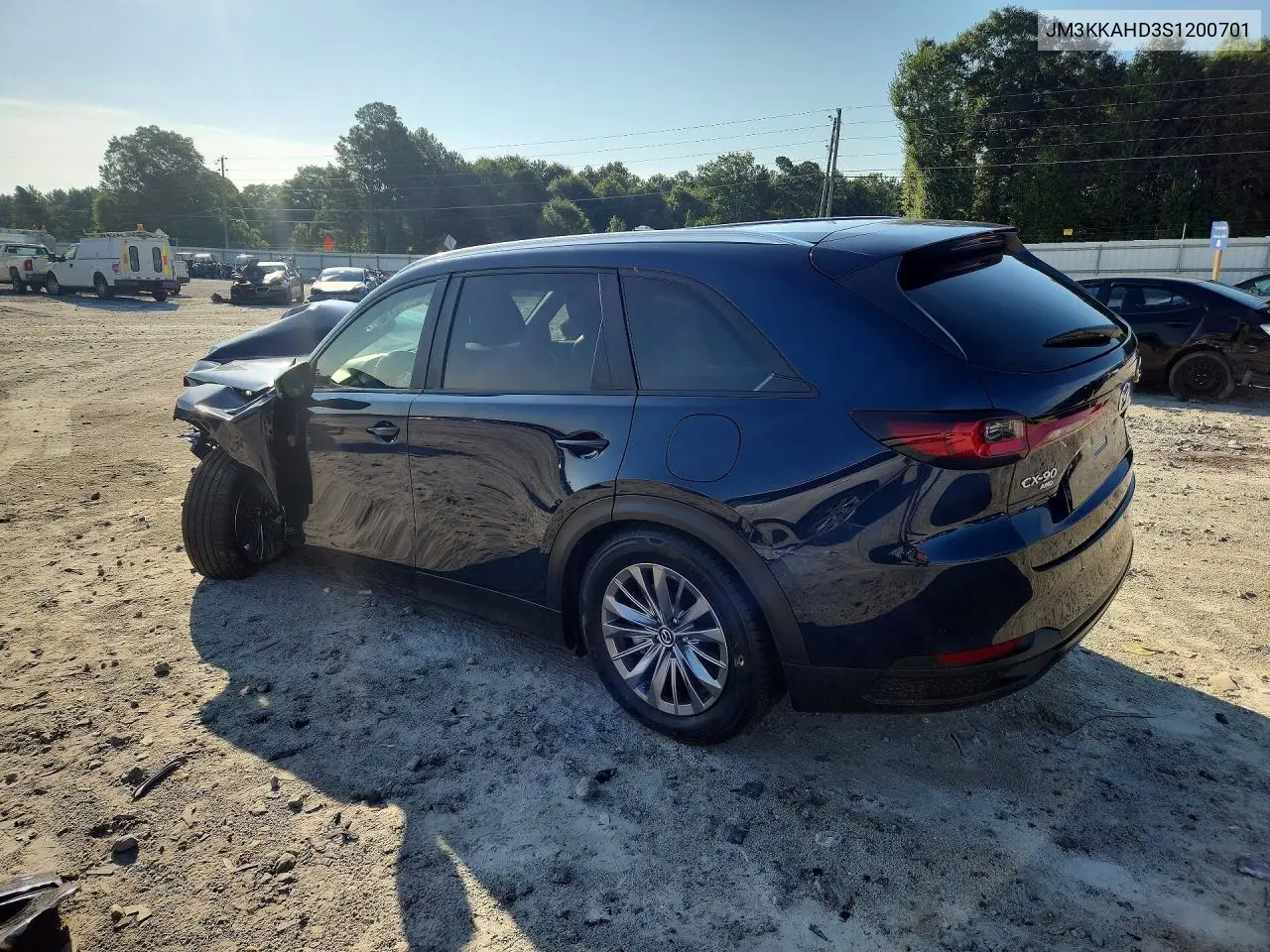 2025 Mazda Cx-90 Select VIN: JM3KKAHD3S1200701 Lot: 60141106
