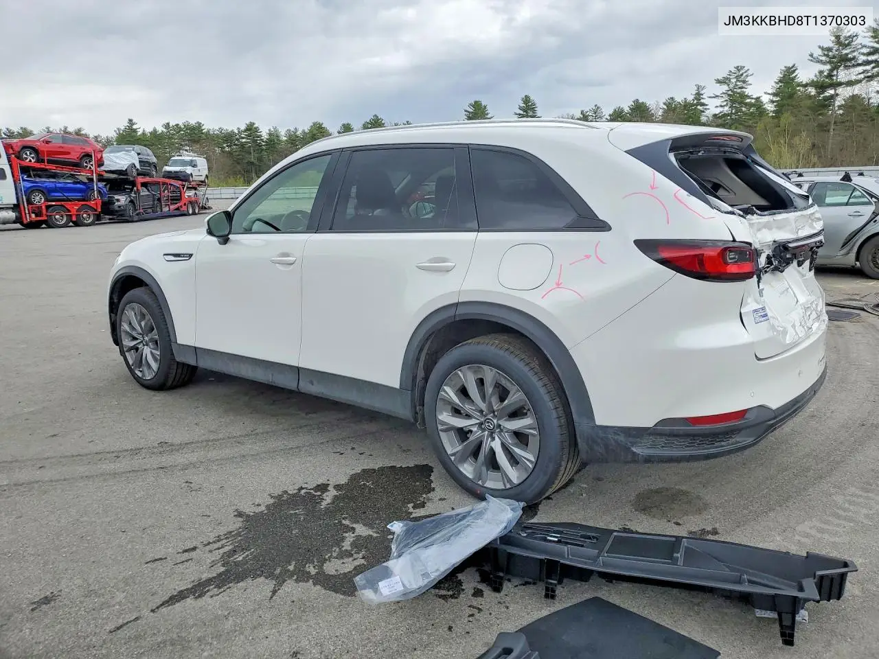 2026 Mazda Cx-90 Preferred VIN: JM3KKBHD8T1370303 Lot: 52831156