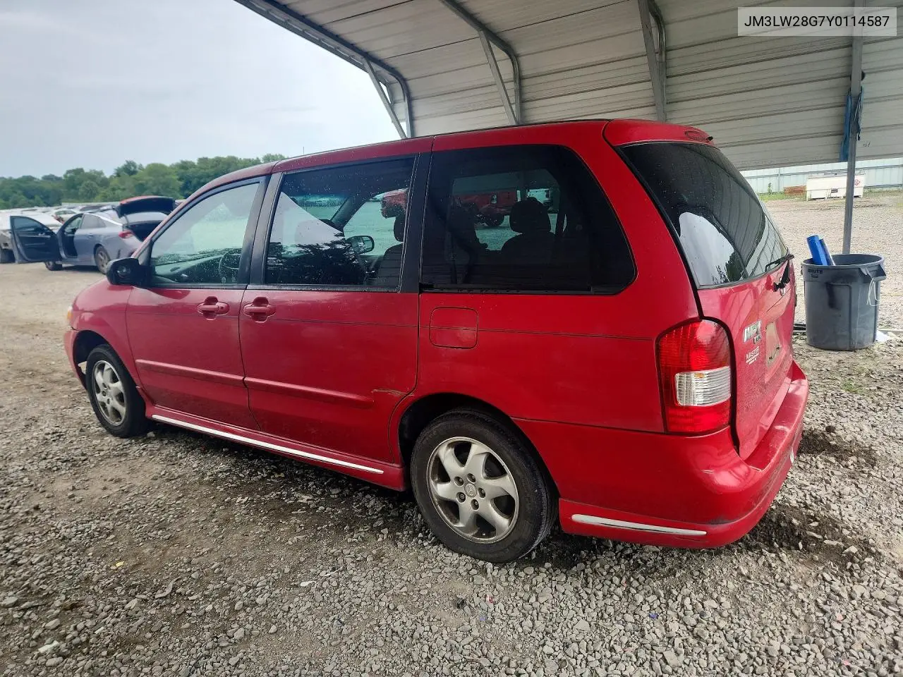 2000 Mazda Mpv Wagon VIN: JM3LW28G7Y0114587 Lot: 56759636