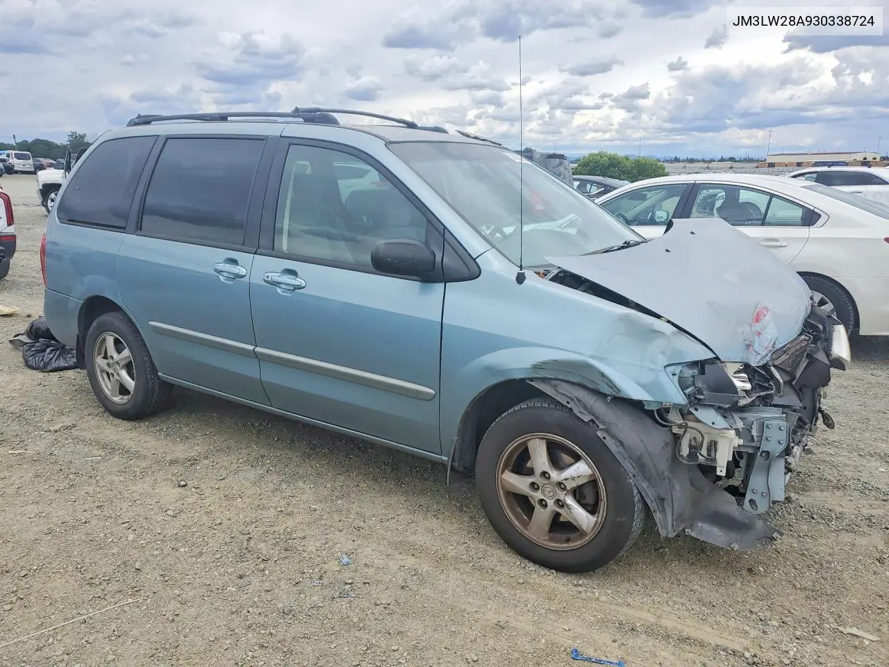 2003 Mazda Mpv Wagon VIN: JM3LW28A930338724 Lot: 53665936