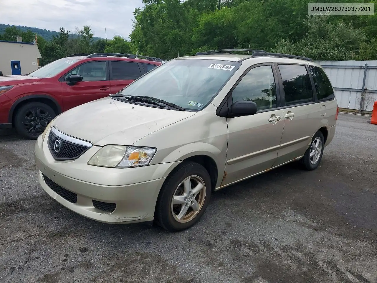 2003 Mazda Mpv Wagon VIN: JM3LW28J730377201 Lot: 58177046