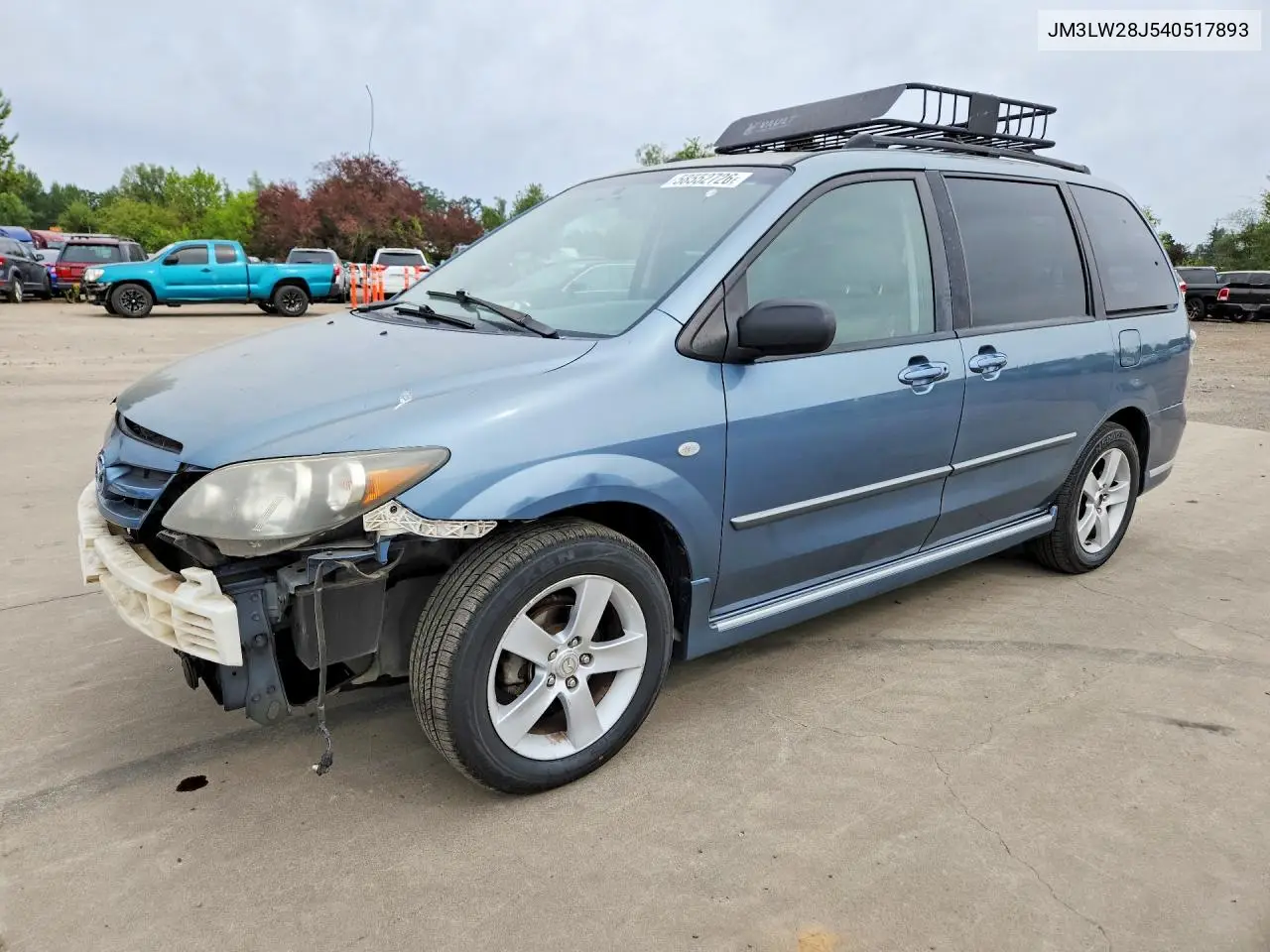 2004 Mazda Mpv Wagon VIN: JM3LW28J540517893 Lot: 58552726