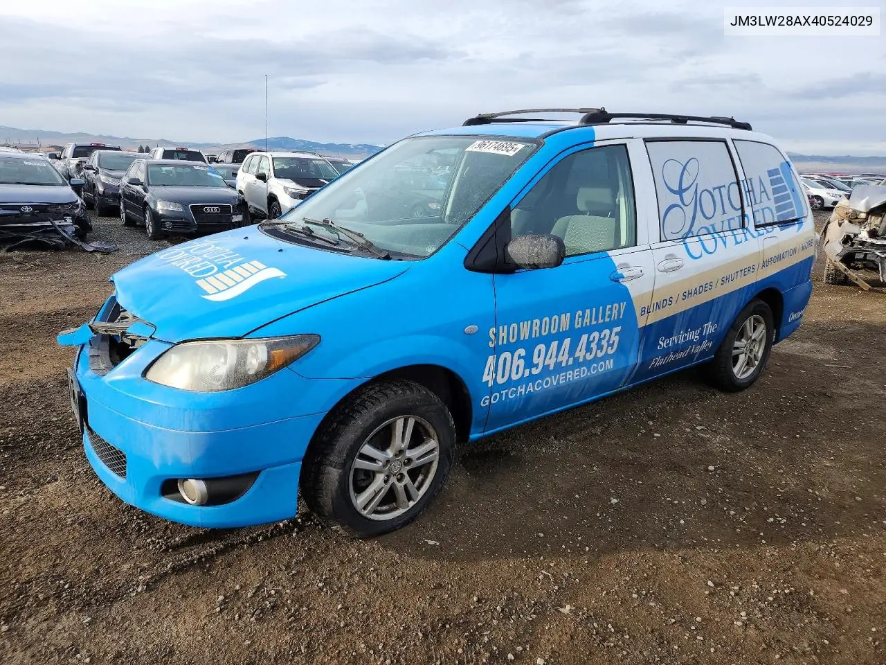 2004 Mazda Mpv Wagon VIN: JM3LW28AX40524029 Lot: 96174695