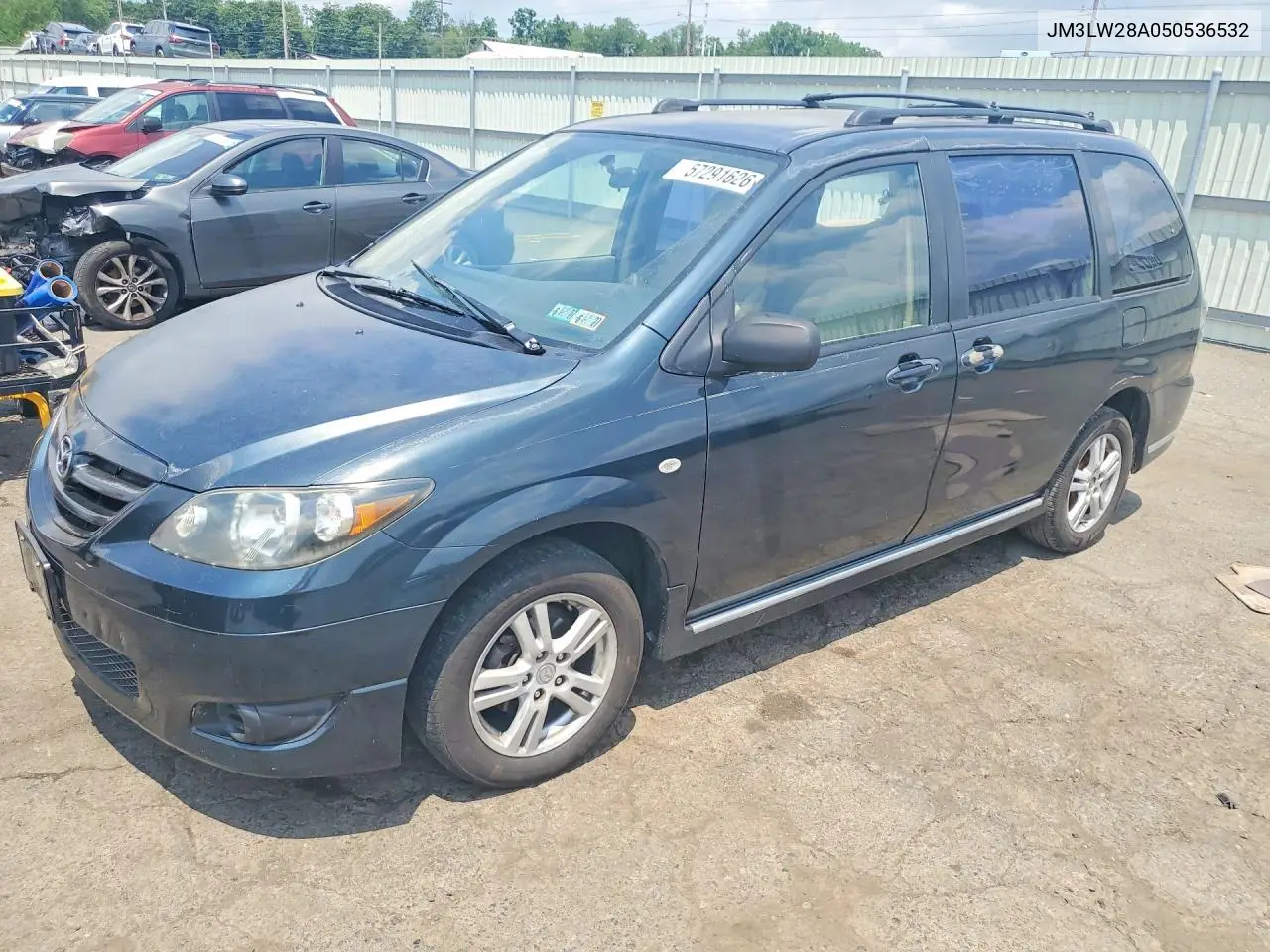 2005 Mazda Mpv Wagon VIN: JM3LW28A050536532 Lot: 57291626