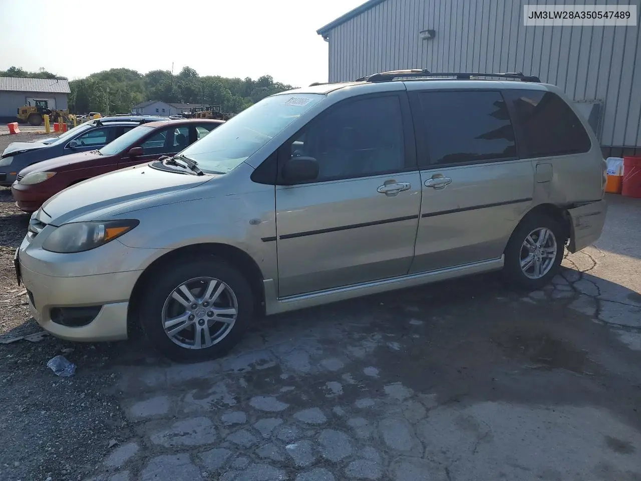 2005 Mazda Mpv Wagon VIN: JM3LW28A350547489 Lot: 61343966