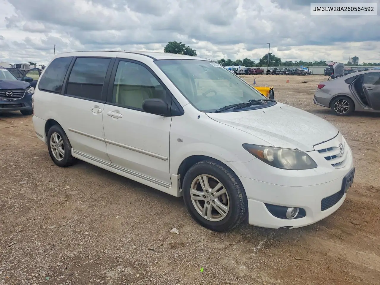 2006 Mazda Mpv Wagon VIN: JM3LW28A260564592 Lot: 57206746