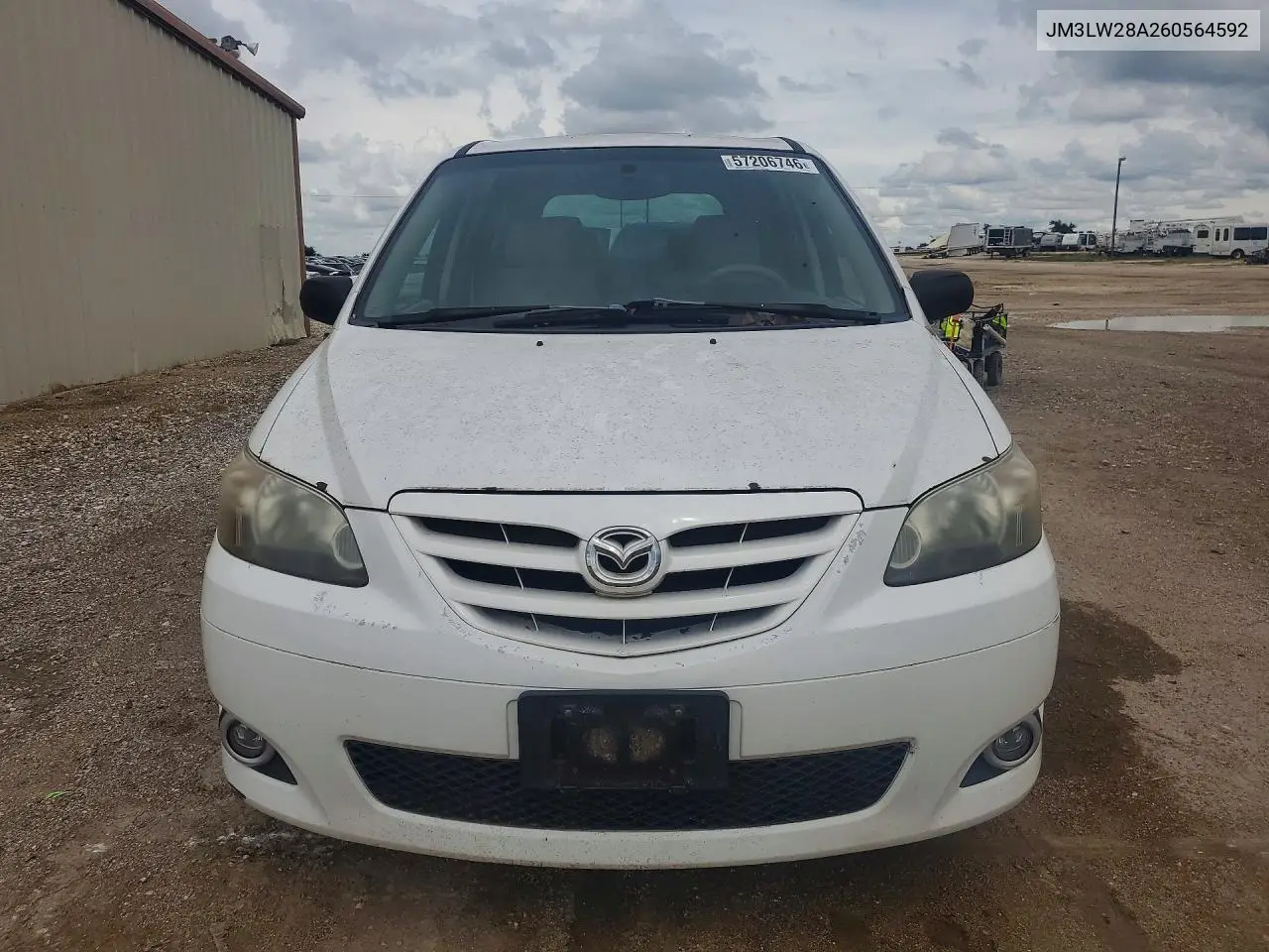 2006 Mazda Mpv Wagon VIN: JM3LW28A260564592 Lot: 57206746