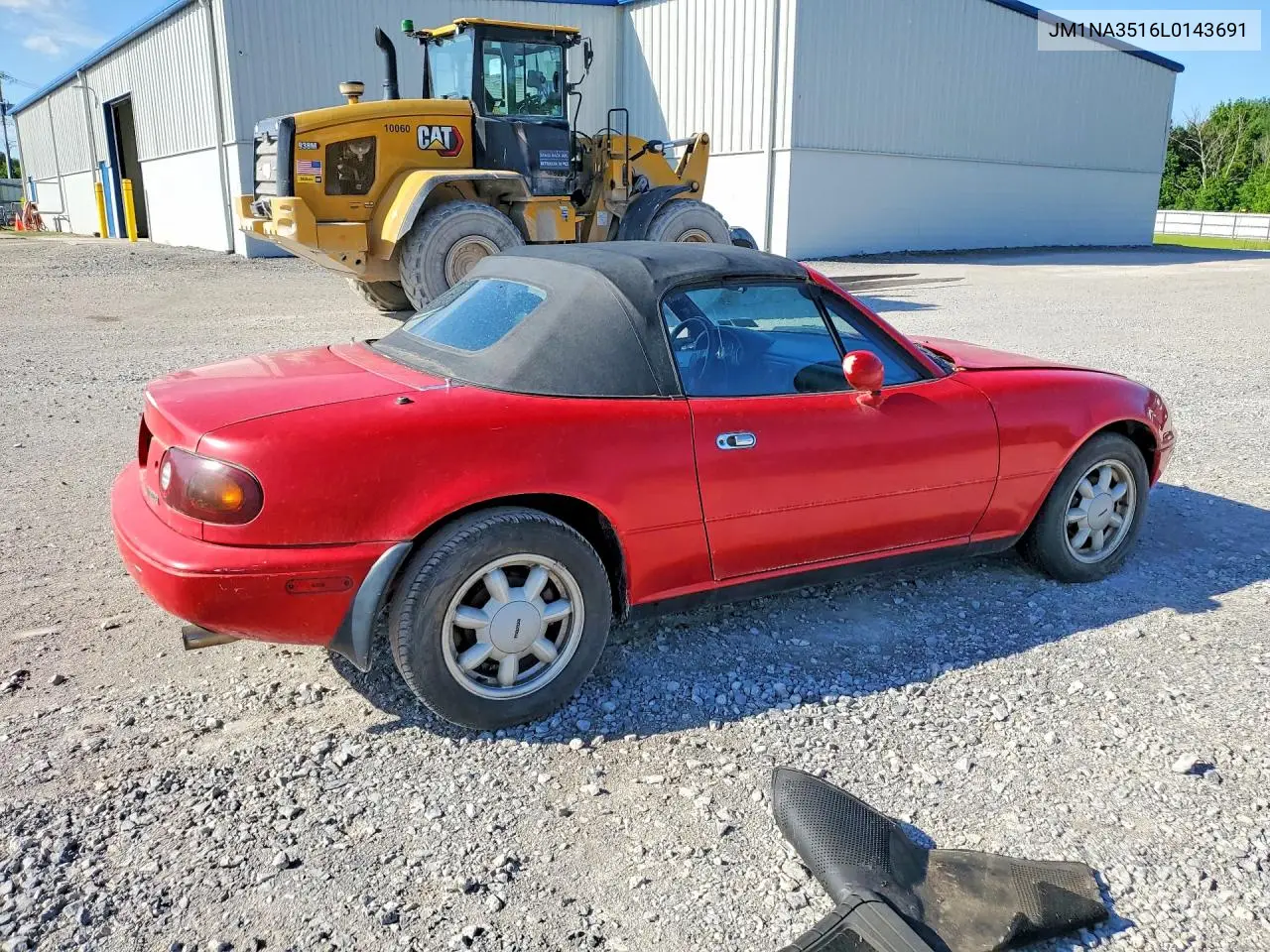 1990 Mazda Mx-5 Miata VIN: JM1NA3516L0143691 Lot: 56798296