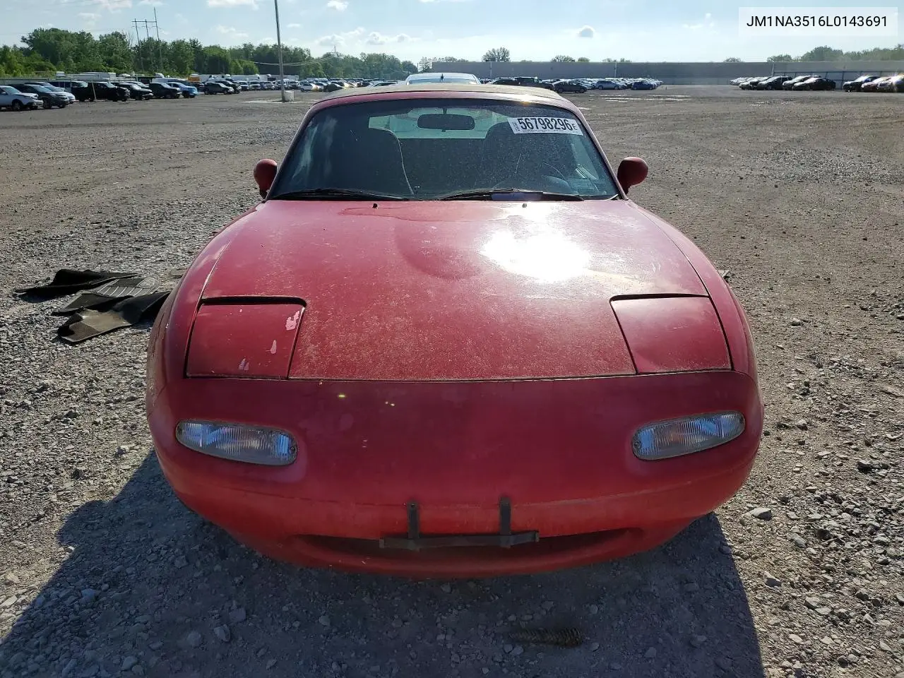 1990 Mazda Mx-5 Miata VIN: JM1NA3516L0143691 Lot: 56798296