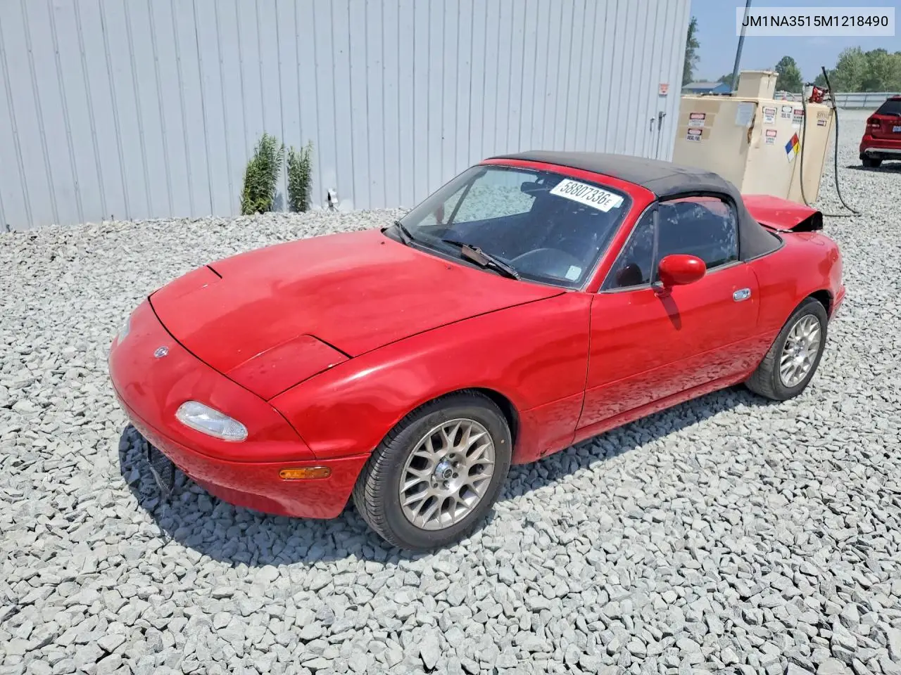 1991 Mazda Mx-5 Miata VIN: JM1NA3515M1218490 Lot: 58807336