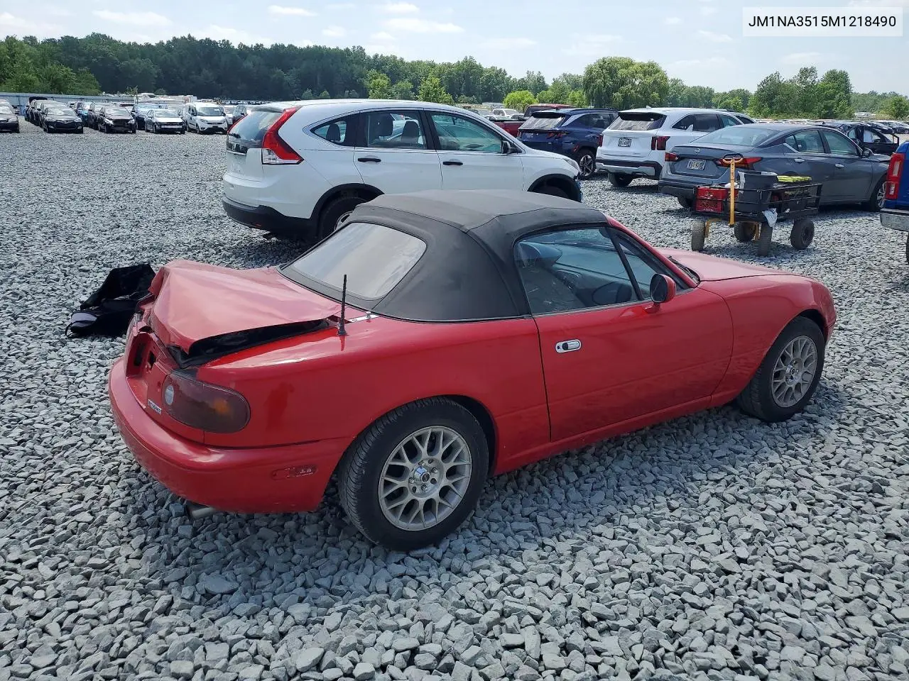 1991 Mazda Mx-5 Miata VIN: JM1NA3515M1218490 Lot: 58807336
