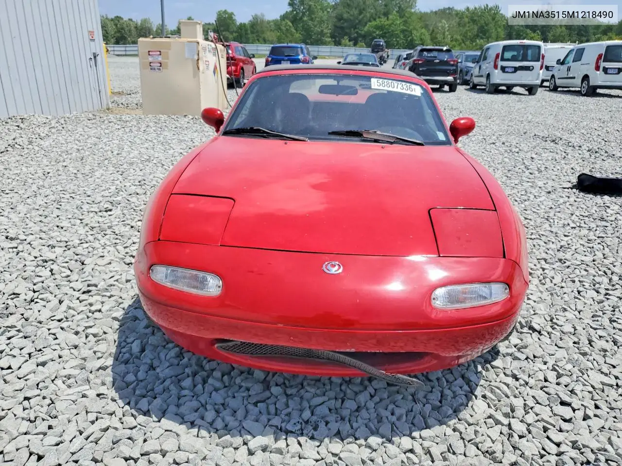 1991 Mazda Mx-5 Miata VIN: JM1NA3515M1218490 Lot: 58807336