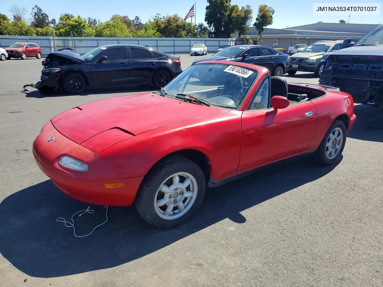 1997 Mazd Mx-5 Miata VIN: JM1NA3534T0701037 Lot: 59610366