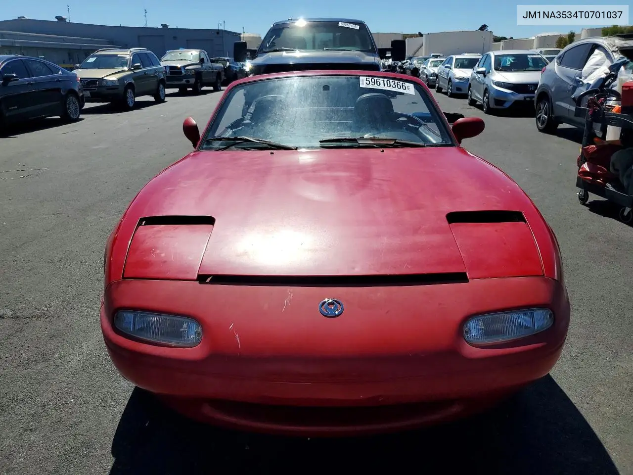 1997 Mazd Mx-5 Miata VIN: JM1NA3534T0701037 Lot: 59610366