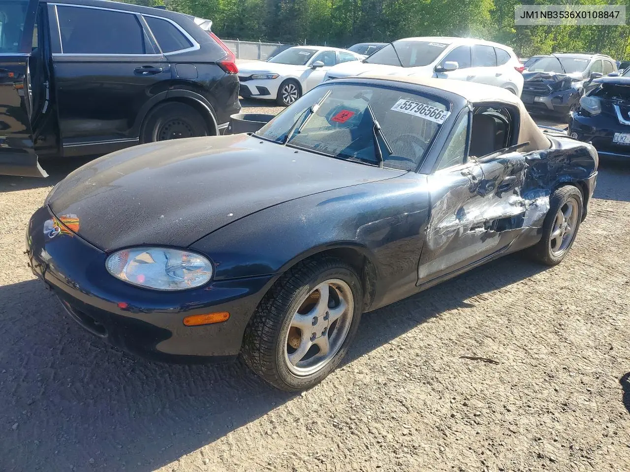 1999 Mazda Mx-5 Miata VIN: JM1NB3536X0108847 Lot: 55796566