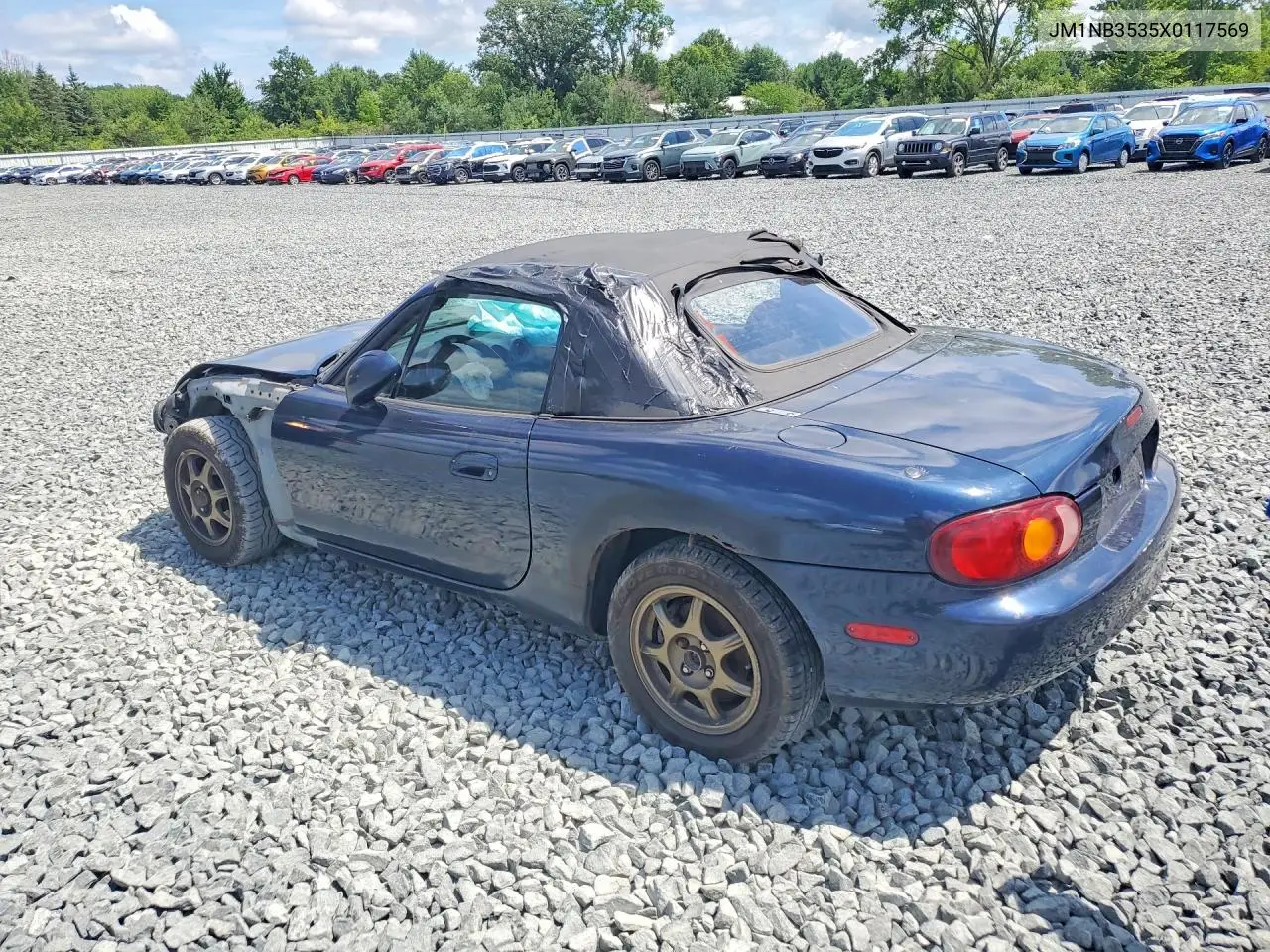 1999 Mazda Mx-5 Miata VIN: JM1NB3535X0117569 Lot: 59579936