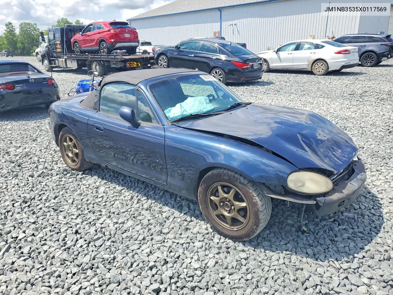 1999 Mazda Mx-5 Miata VIN: JM1NB3535X0117569 Lot: 59579936