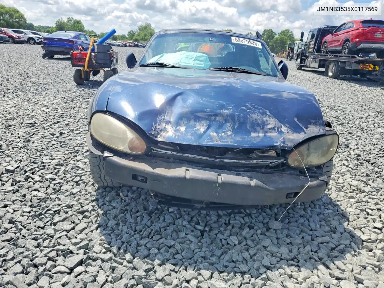 1999 Mazda Mx-5 Miata VIN: JM1NB3535X0117569 Lot: 59579936