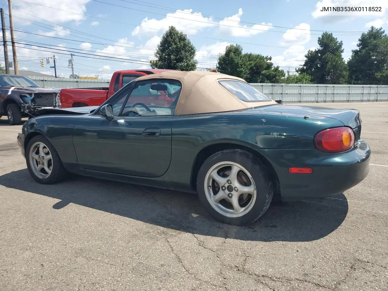 1999 Mazda Mx-5 Miata VIN: JM1NB3536X0118522 Lot: 60077236