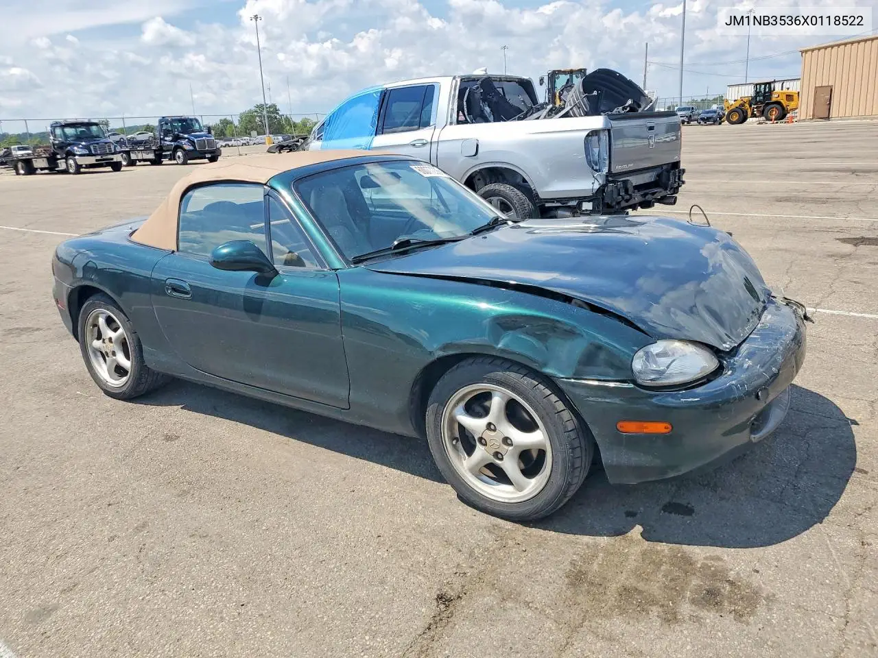 1999 Mazda Mx-5 Miata VIN: JM1NB3536X0118522 Lot: 60077236