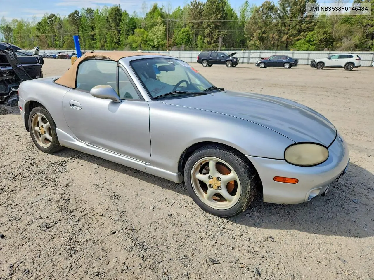 2000 Mazda Mx-5 Miata Base VIN: JM1NB3538Y0146484 Lot: 49875226