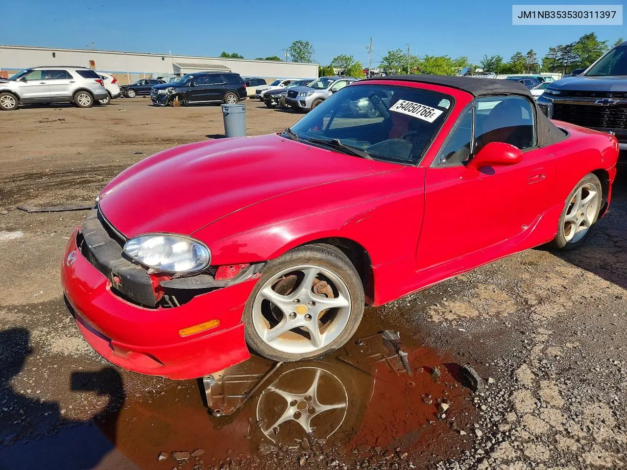 2003 Mazda Mx-5 Miata Base VIN: JM1NB353530311397 Lot: 54050766