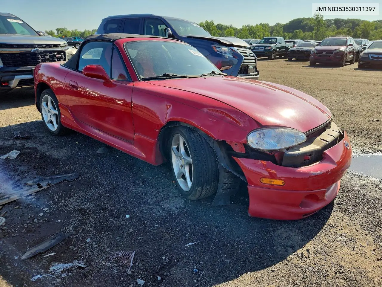 2003 Mazda Mx-5 Miata Base VIN: JM1NB353530311397 Lot: 54050766