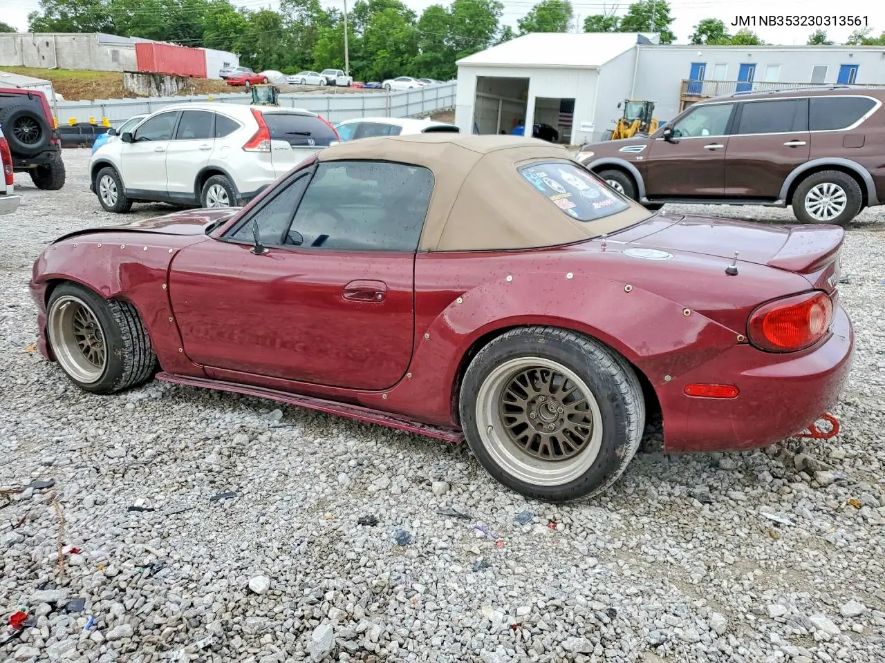 2003 Mazda Mx-5 Miata Base VIN: JM1NB353230313561 Lot: 56655746