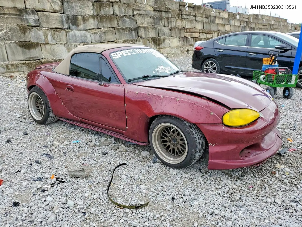2003 Mazda Mx-5 Miata Base VIN: JM1NB353230313561 Lot: 56655746
