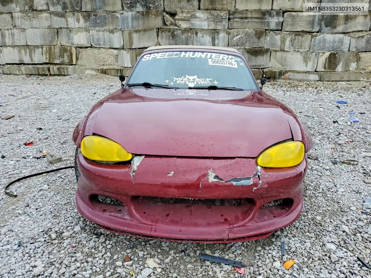2003 Mazda Mx-5 Miata Base VIN: JM1NB353230313561 Lot: 56655746