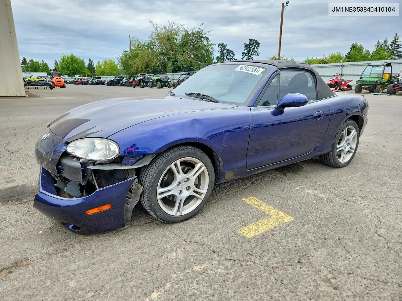 2004 Mazda Mx-5 Miata Base VIN: JM1NB353840410104 Lot: 59012206