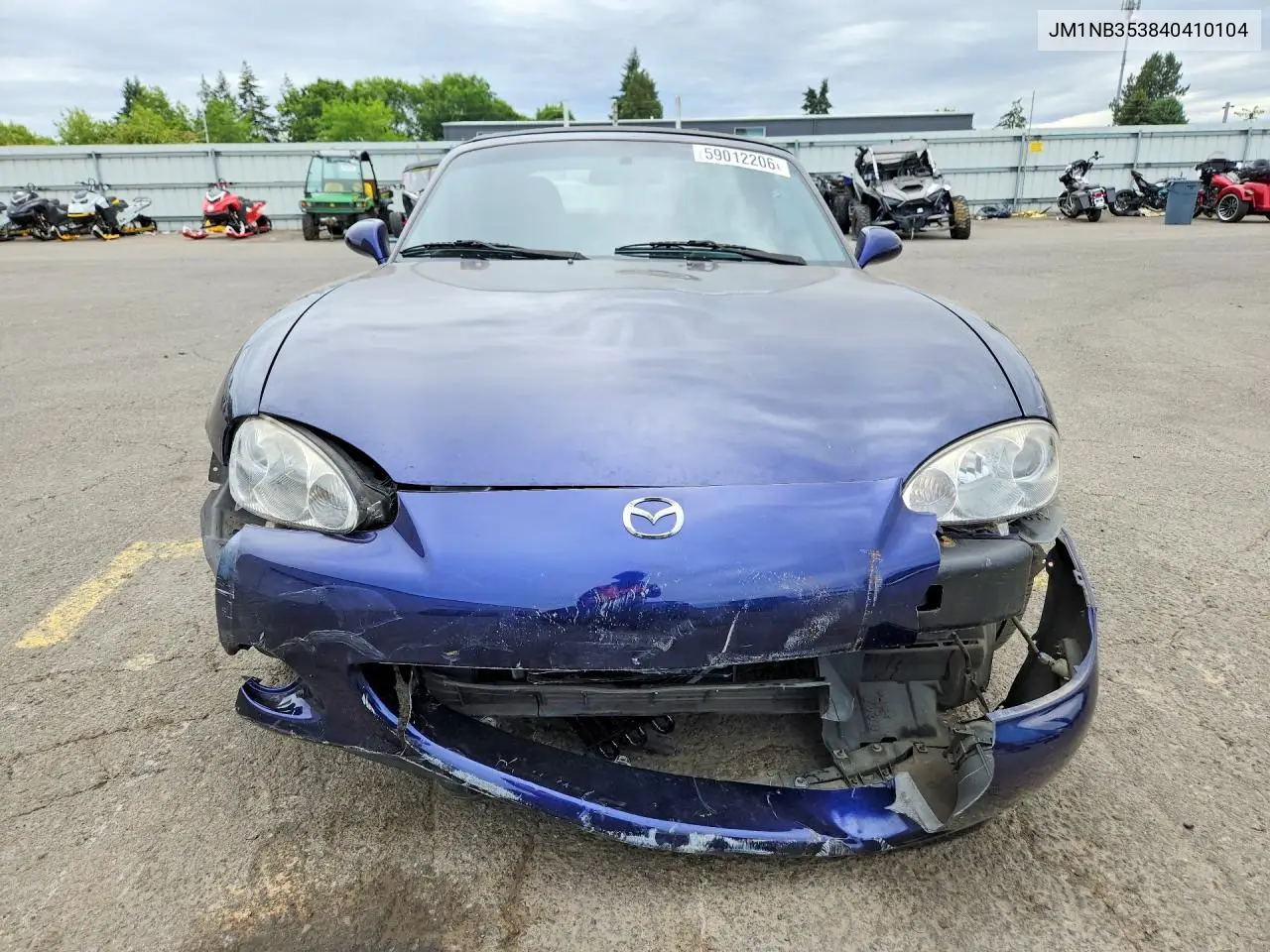 2004 Mazda Mx-5 Miata Base VIN: JM1NB353840410104 Lot: 59012206