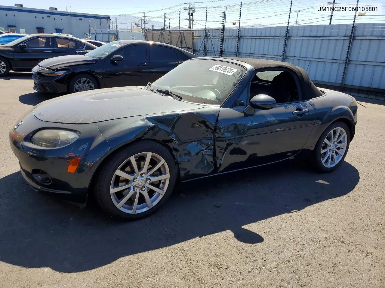 2006 Mazda Mx-5 Miata VIN: JM1NC25F060105801 Lot: 55079536