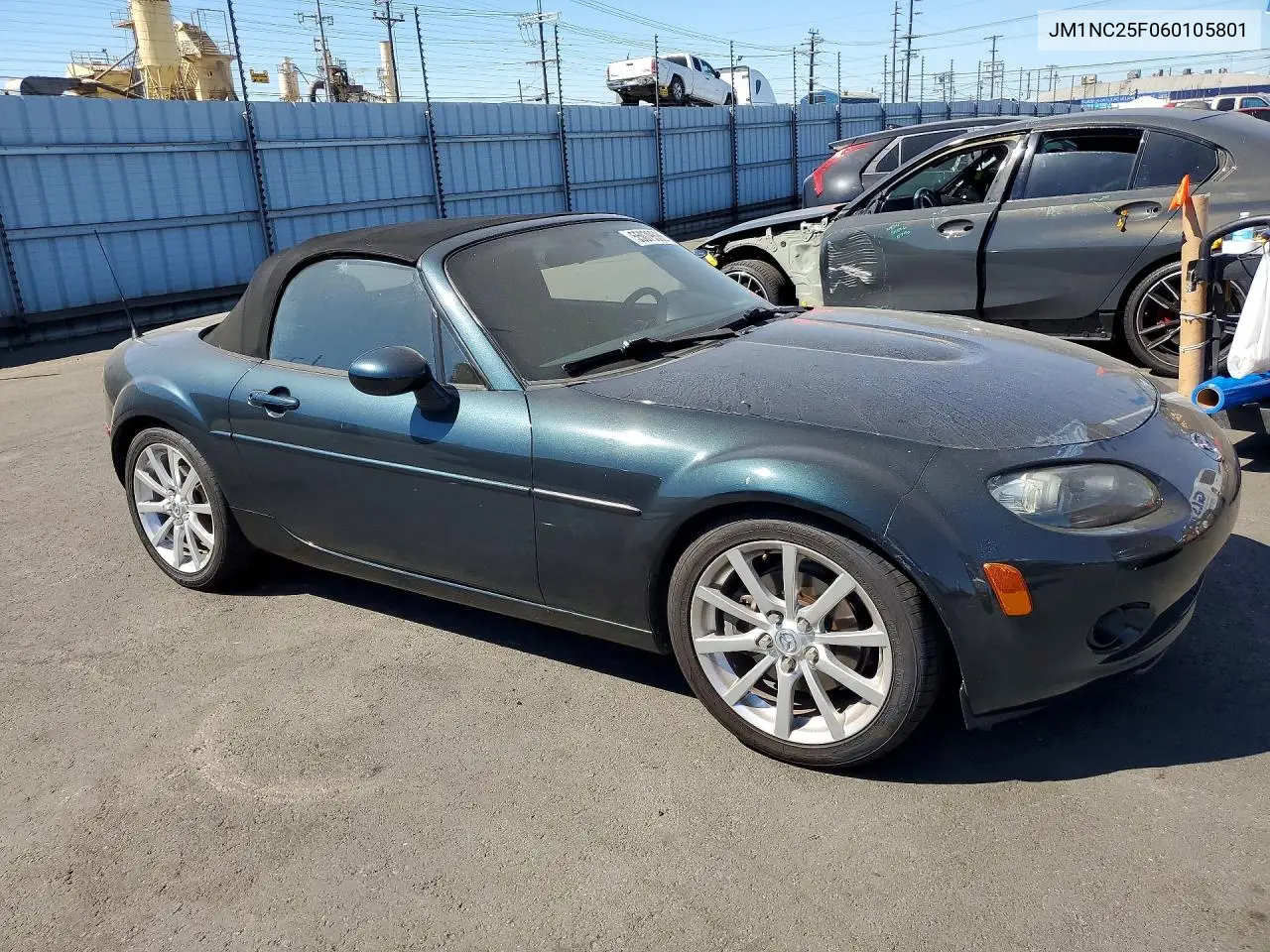 2006 Mazda Mx-5 Miata VIN: JM1NC25F060105801 Lot: 55079536