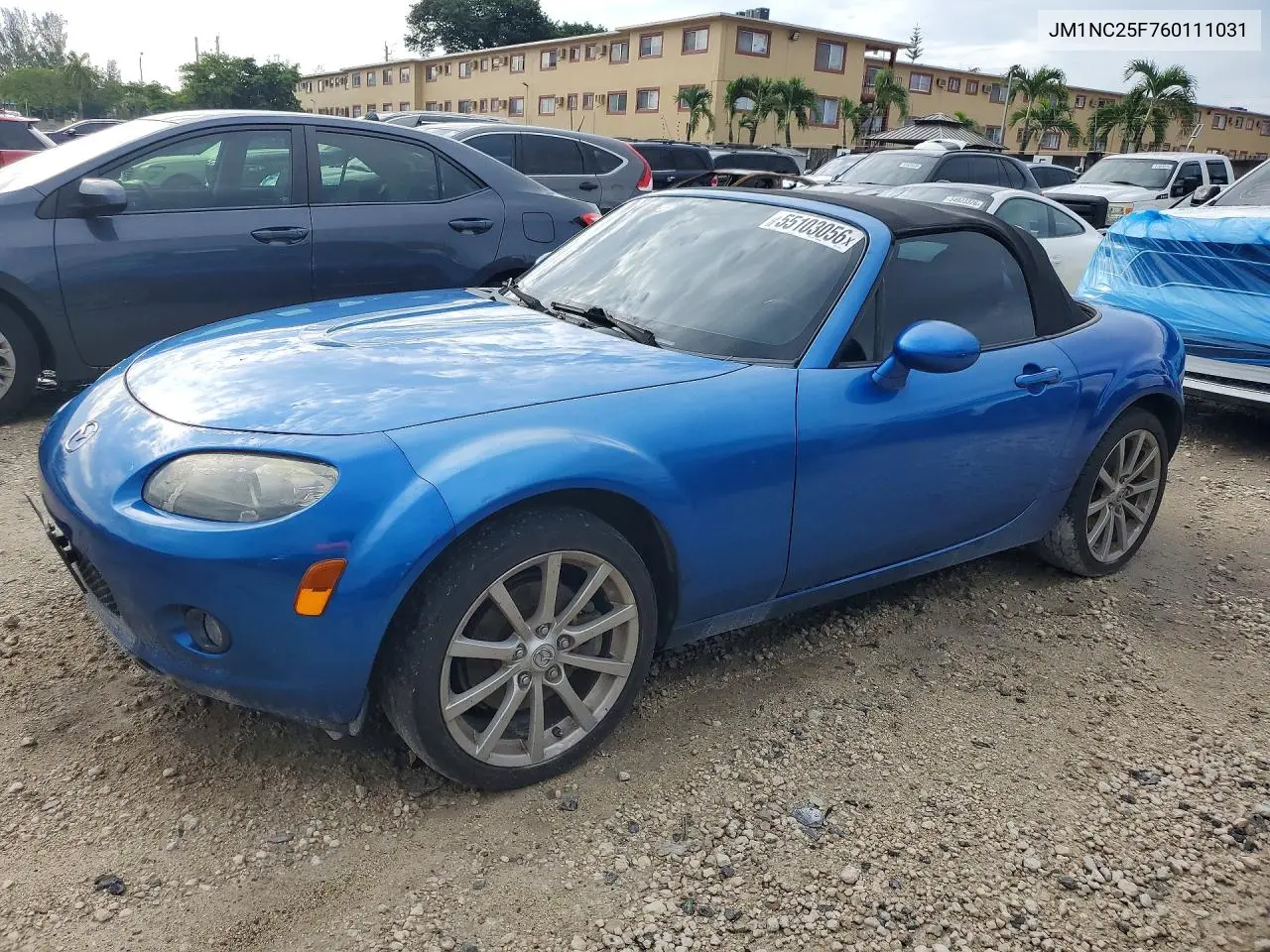 2006 Mazda Mx-5 Miata VIN: JM1NC25F760111031 Lot: 55103056