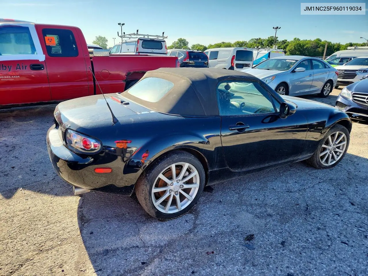 2006 Mazda Mx-5 Miata VIN: JM1NC25F960119034 Lot: 57442356