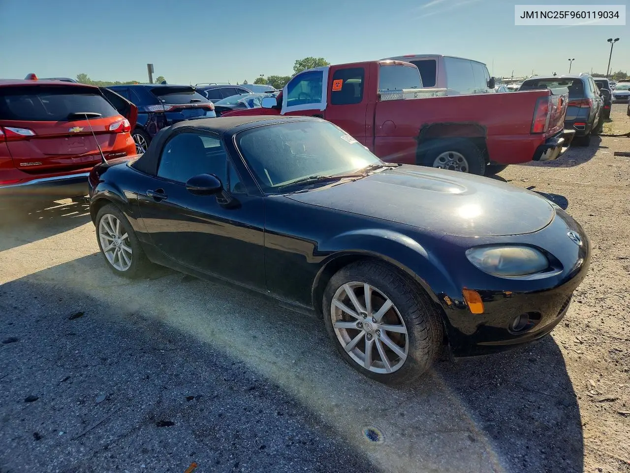 2006 Mazda Mx-5 Miata VIN: JM1NC25F960119034 Lot: 57442356