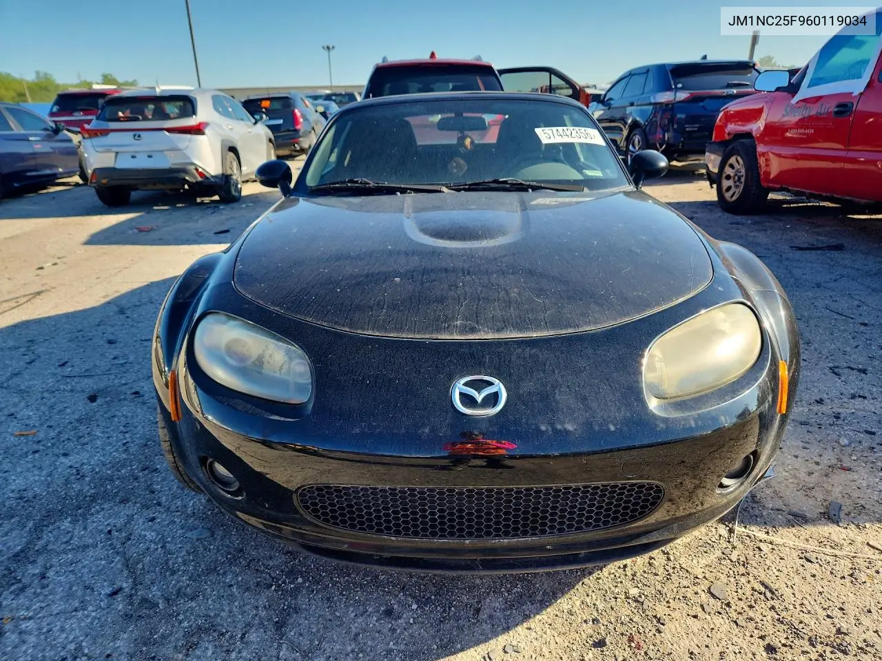 2006 Mazda Mx-5 Miata VIN: JM1NC25F960119034 Lot: 57442356