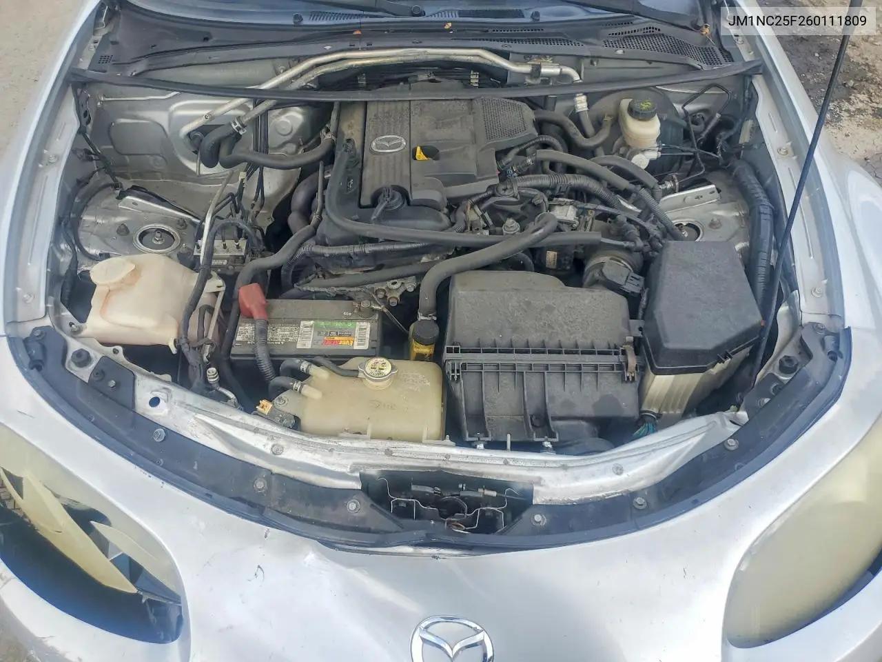2006 Mazda Mx-5 Miata VIN: JM1NC25F260111809 Lot: 59848276