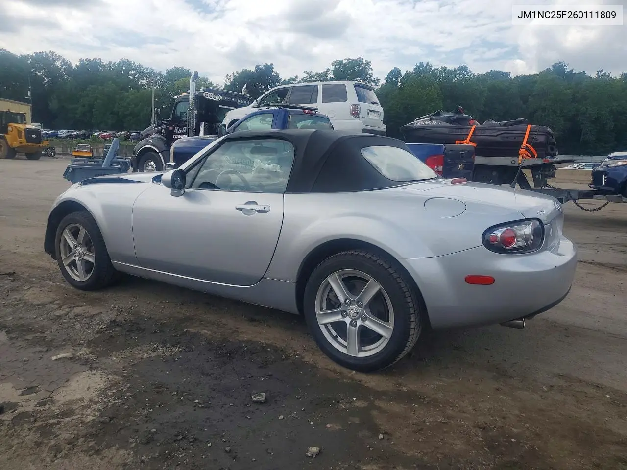 2006 Mazda Mx-5 Miata VIN: JM1NC25F260111809 Lot: 59848276
