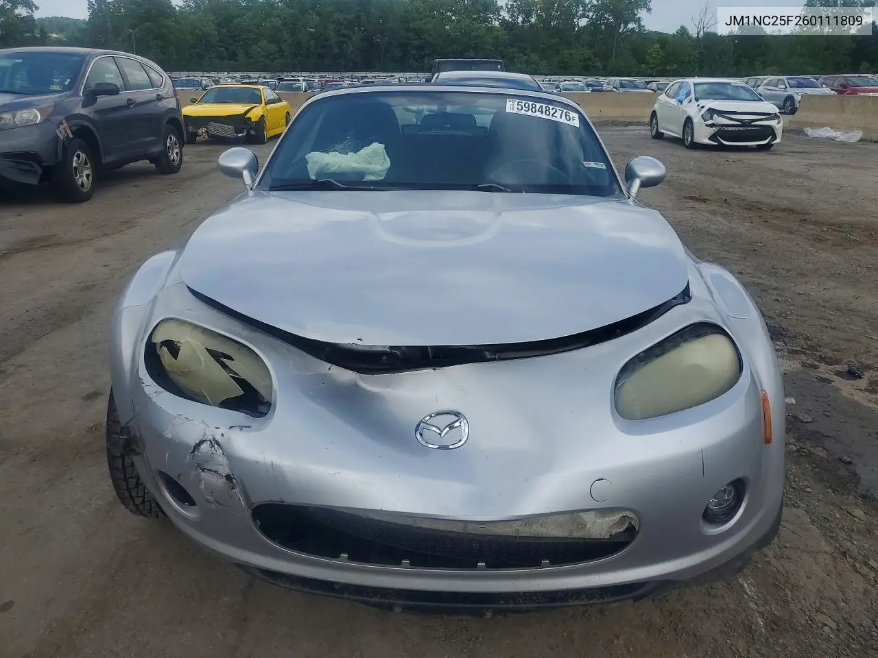 2006 Mazda Mx-5 Miata VIN: JM1NC25F260111809 Lot: 59848276