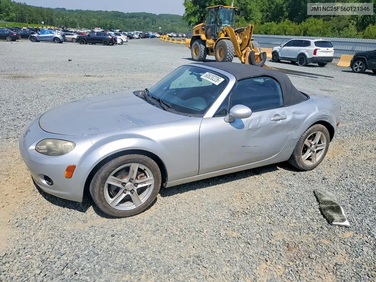 2006 Mazda Mx-5 Miata VIN: JM1NC25F560121346 Lot: 60620226