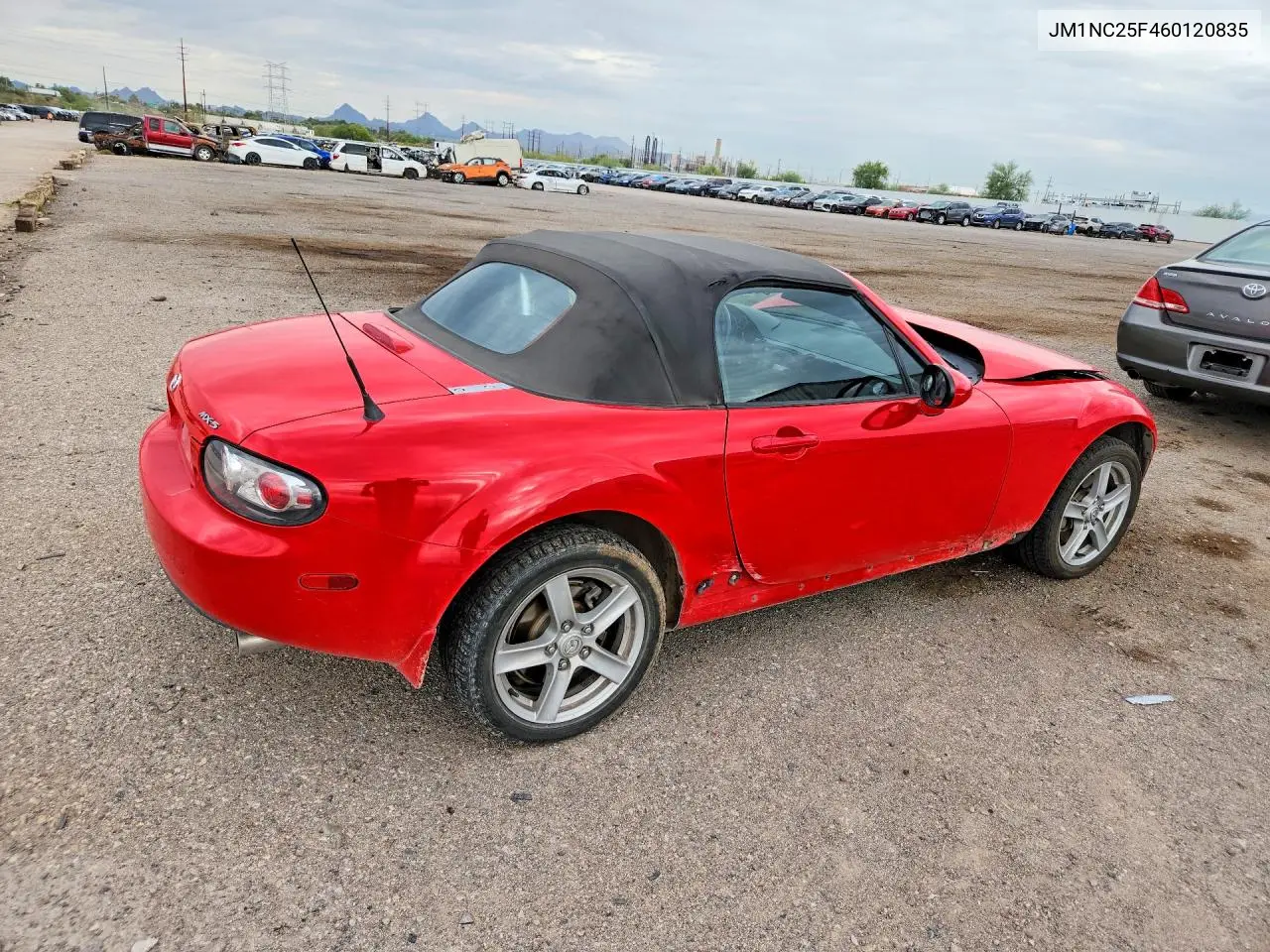 2006 Mazda Mx-5 Miata VIN: JM1NC25F460120835 Lot: 61355266