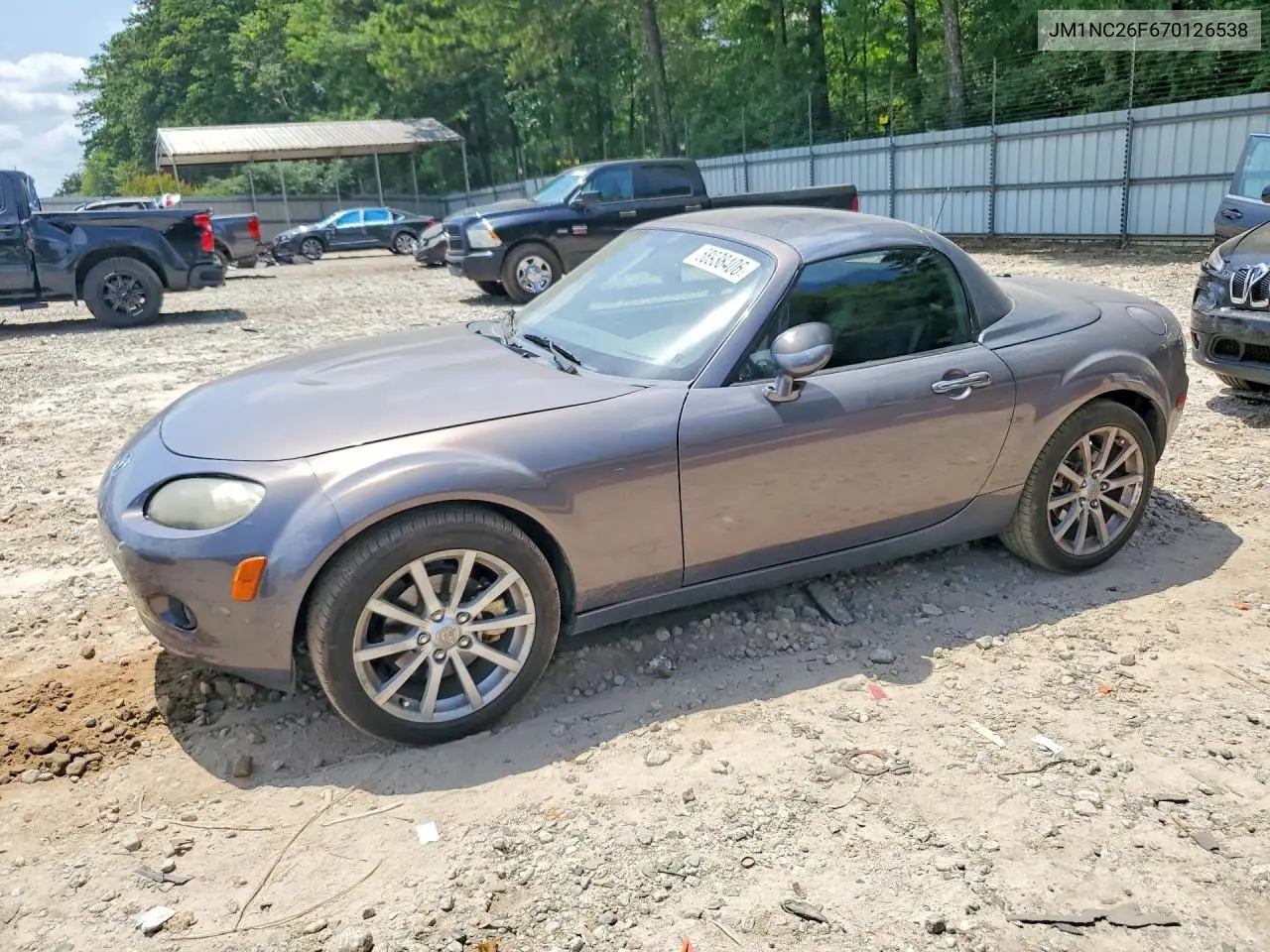 2007 Mazda Mx-5 Miata VIN: JM1NC26F670126538 Lot: 58938406