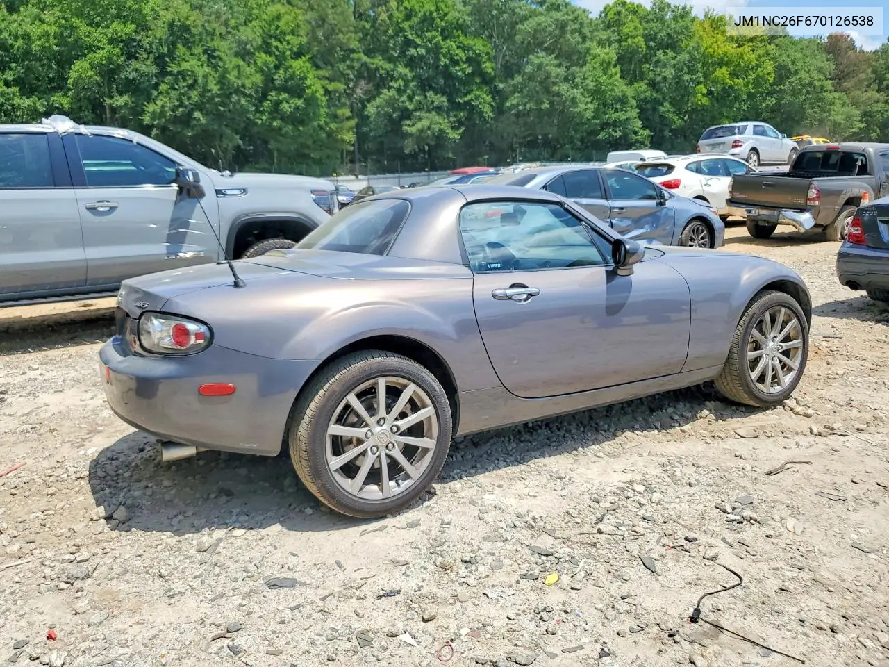 2007 Mazda Mx-5 Miata VIN: JM1NC26F670126538 Lot: 58938406