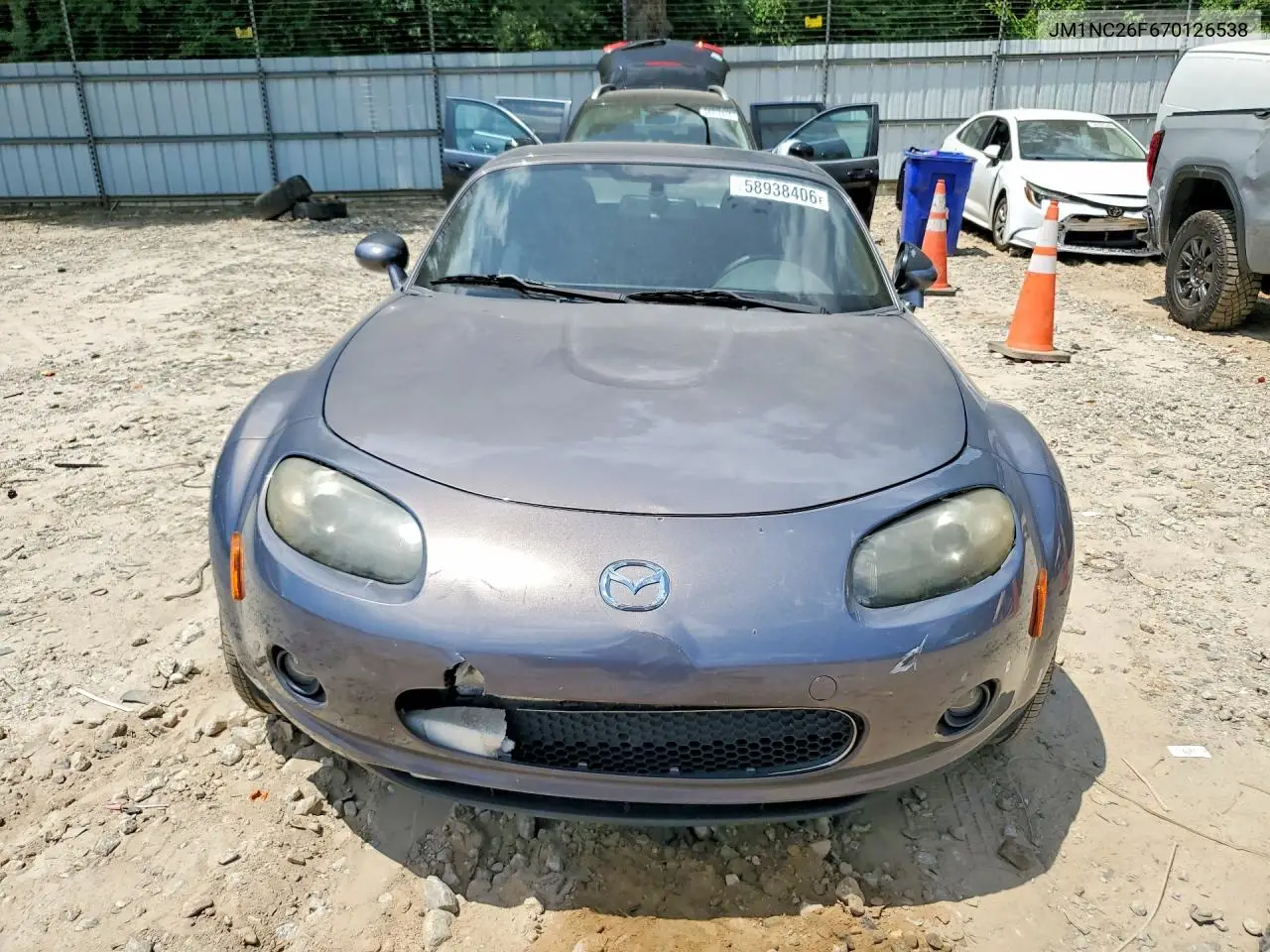 2007 Mazda Mx-5 Miata VIN: JM1NC26F670126538 Lot: 58938406