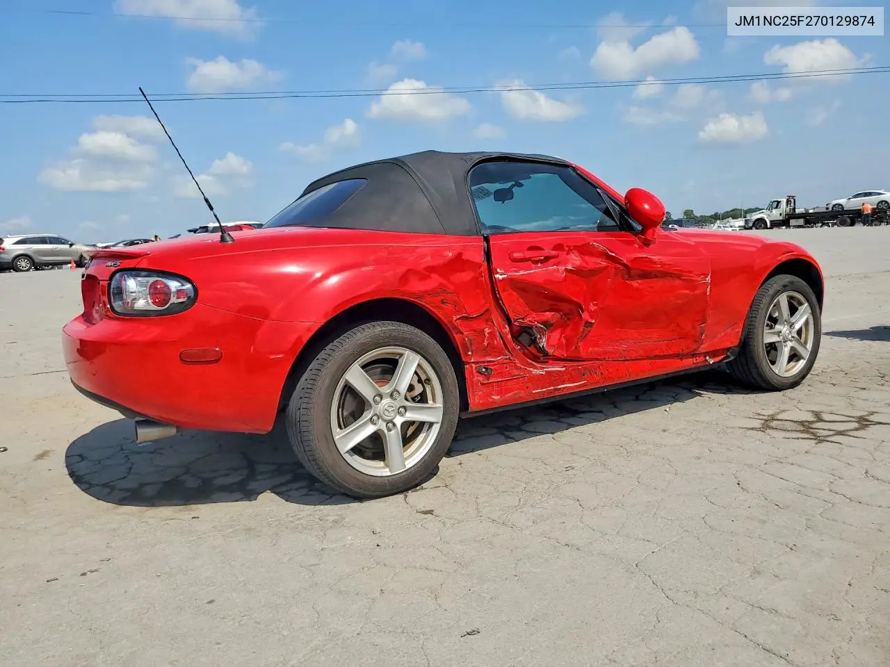 2007 Mazda Mx-5 Miata VIN: JM1NC25F270129874 Lot: 59182776