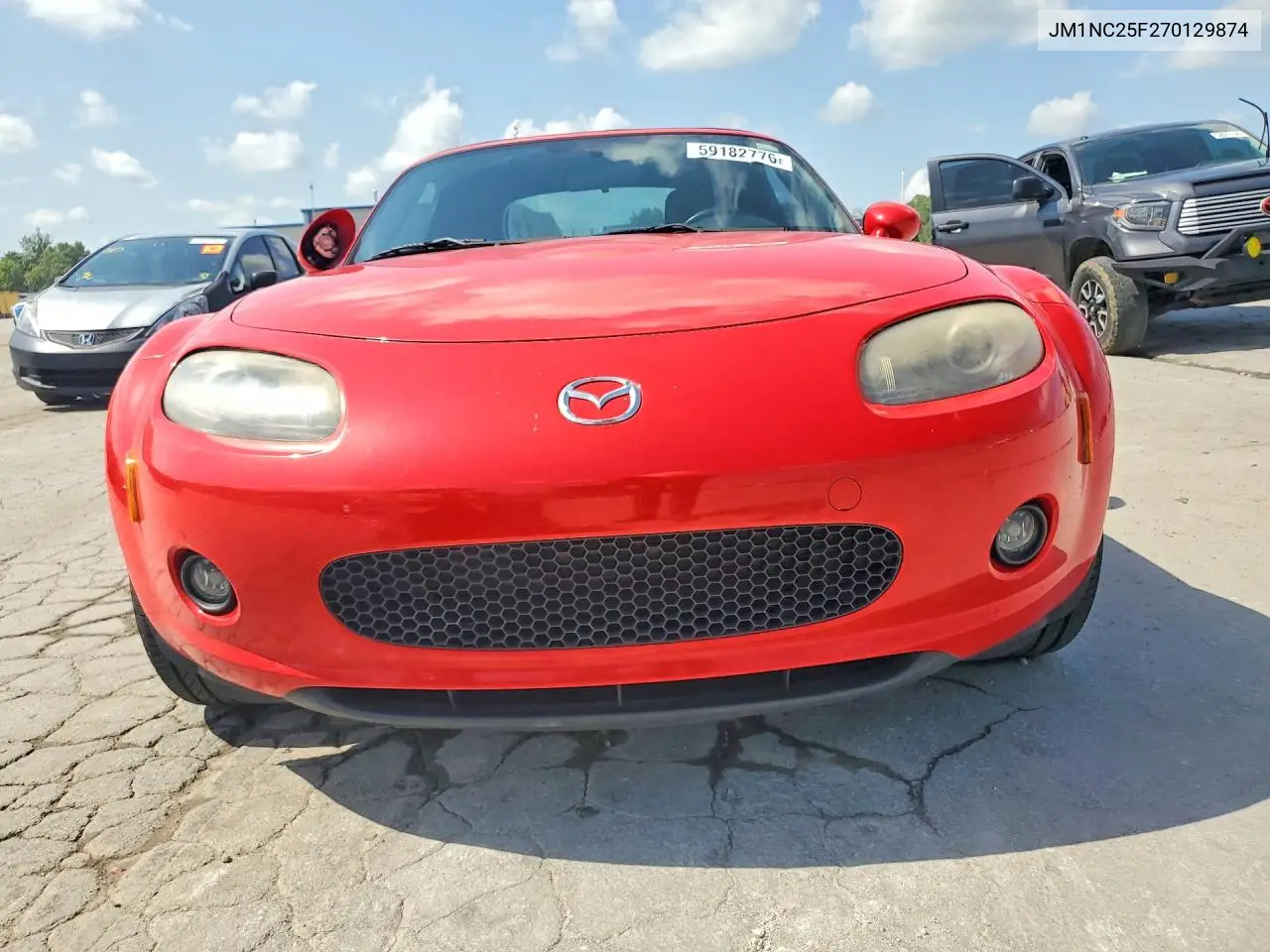 2007 Mazda Mx-5 Miata VIN: JM1NC25F270129874 Lot: 59182776