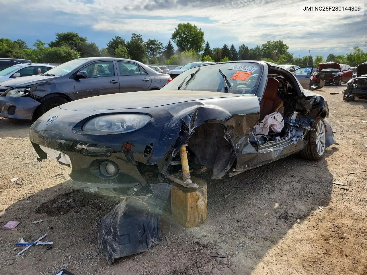 2008 Mazda Mx-5 Miata VIN: JM1NC26F280144309 Lot: 58028276